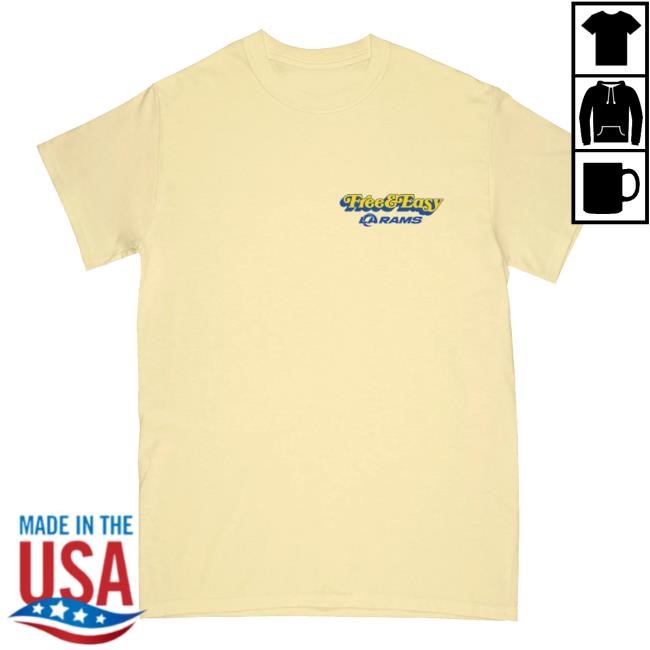 Free And Easy Merch F&E X La Rams Paradise Ss Tee Shirt