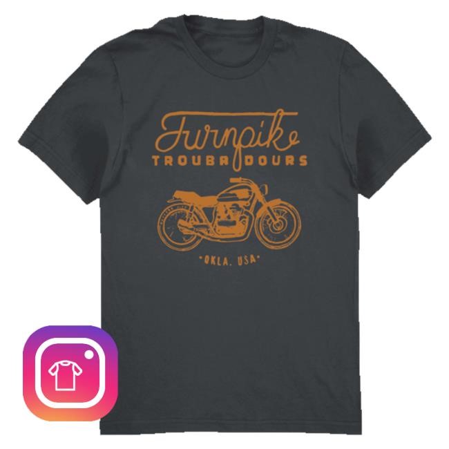 Official Turnpike Troubadours Merch Store Motorcycle Tee