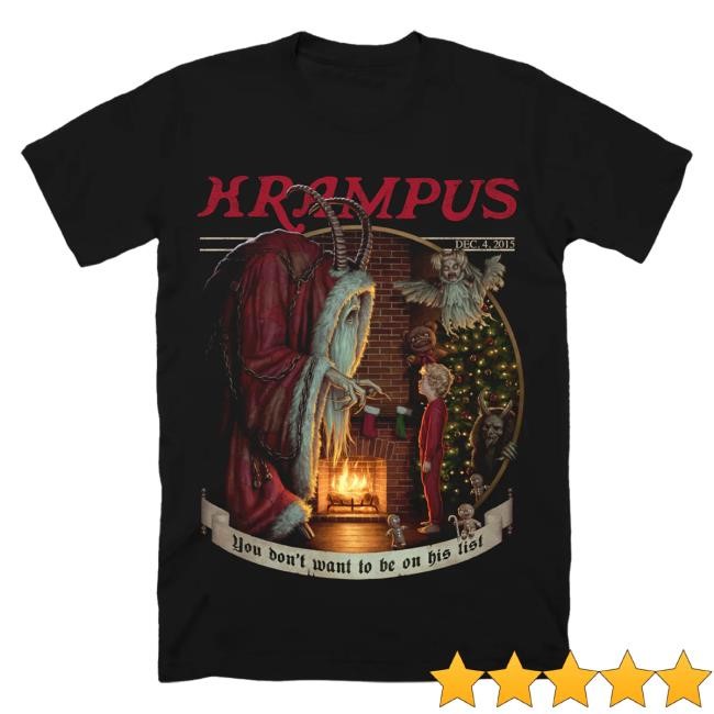 Cavitycolors Merch Shop Krampus Naughty List Crewneck Sweatshirt
