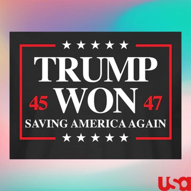 Crowdershop Store Trump Won 2024 Funny Shirt