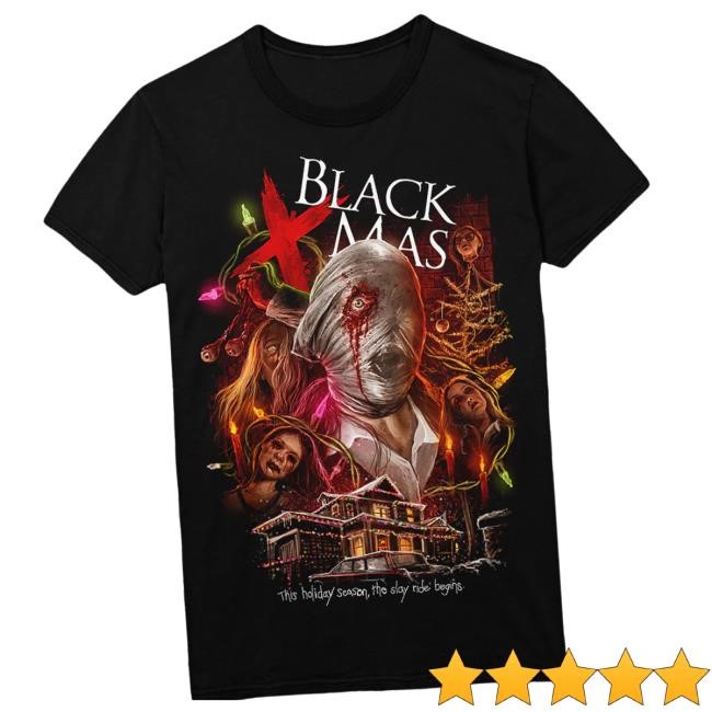Gutter Garbs Merch Shop Black X-Mas 2006 The Slay Ride Begins Funny Shirt