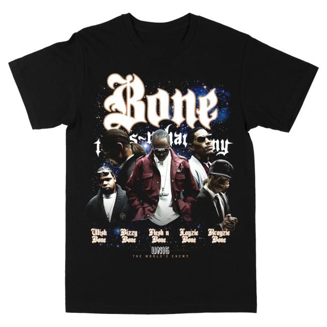 Bone Thugs N Harmony Merch Uni5 "Black" Shirts
