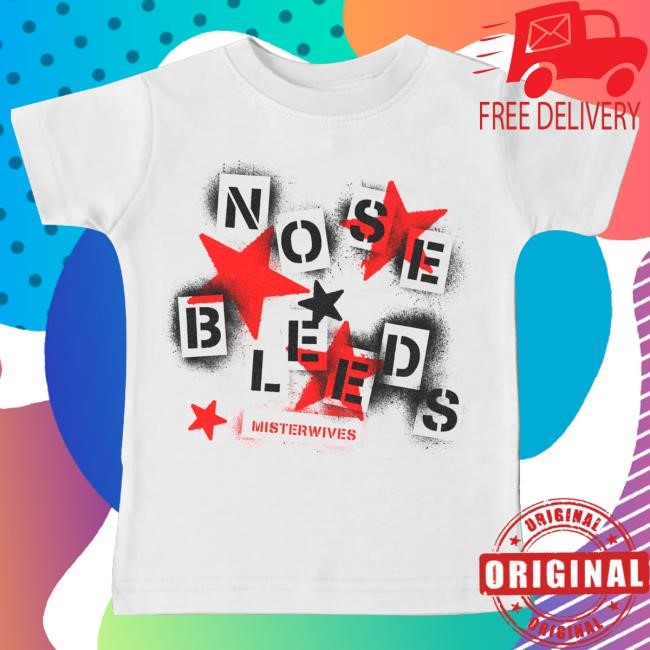 Official Misterwives Merch Spray Paint White Shirts