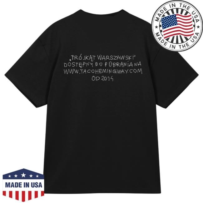 Taco Hemingway Store Trójkąt Warszawski Czarny Hoodie 1-800-Oświecenie