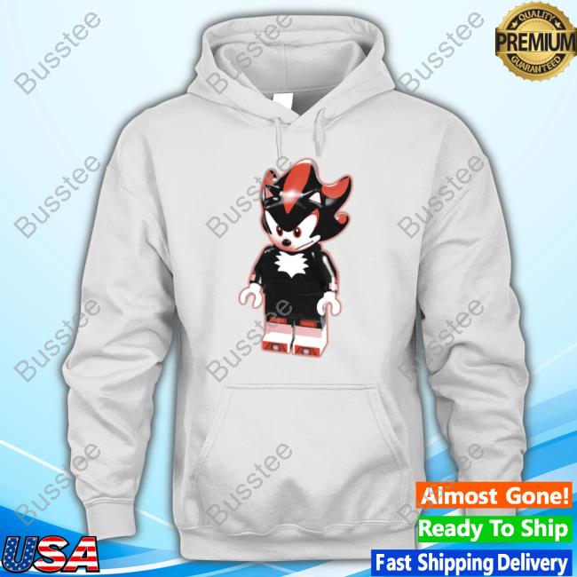 Mamono World Bricked Up Shadow The Hedgehog Hooded Sweatshirt