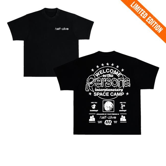 Halfalive Merch Space Camp Tee Shirt