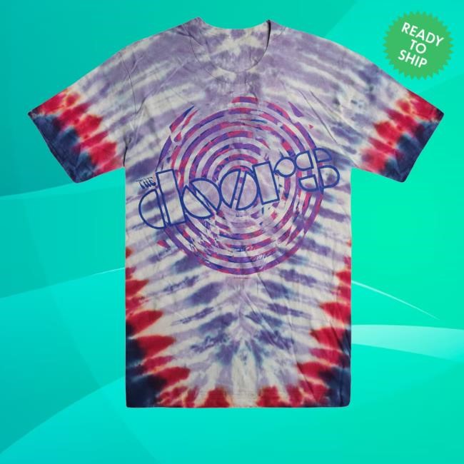 The Doors Store Vintage Kaleidoscope Logo Tie-Dye
