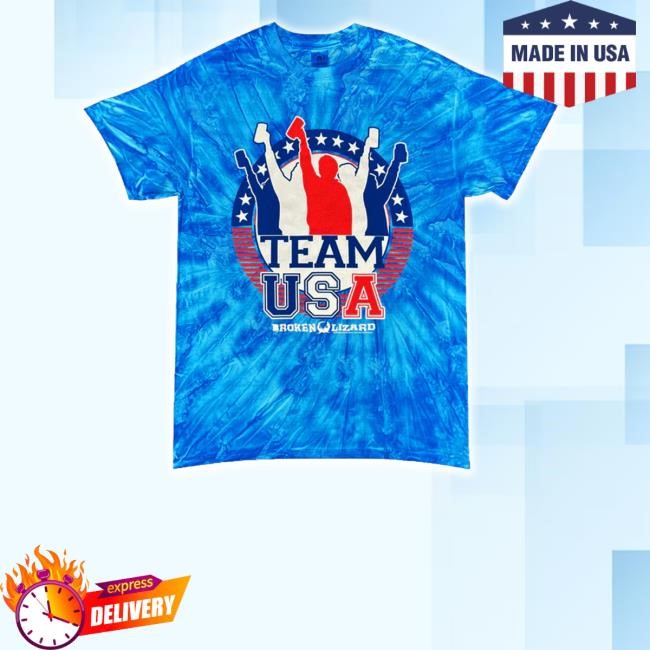 Hellomerch Broken Lizard Team Usa Tie-Dye Shirt