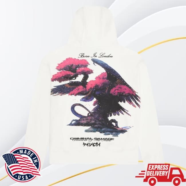 Criminal Damage Merch Shop Dragon Scenic Hooded Sweatshirt