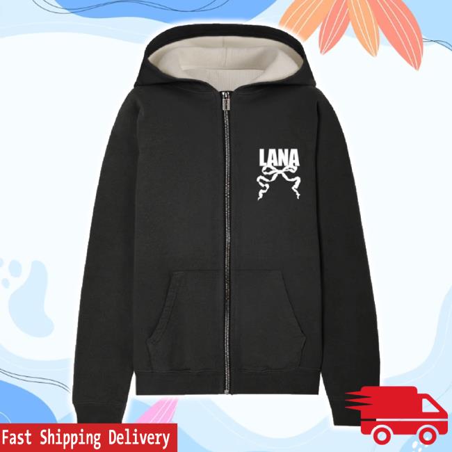 Trending Shop Lana Del Rey Merch Store Black Zip-Up Classic Shirt With Logo Shoplanadelrey Shop
