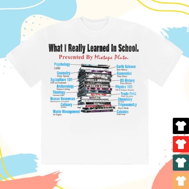 Freebandz Merch What I Learned In School Hoodie Sweatshirt