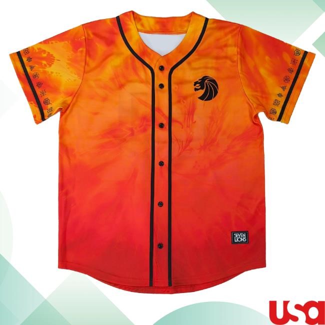 Trending Seven Lions Merch Orange Classic Jersey Long Sleeve T Shirt