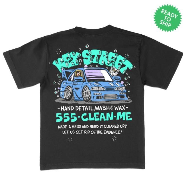 Official Key Street Store Merch Car Wash Tee (Key Street X Frko) Shirt