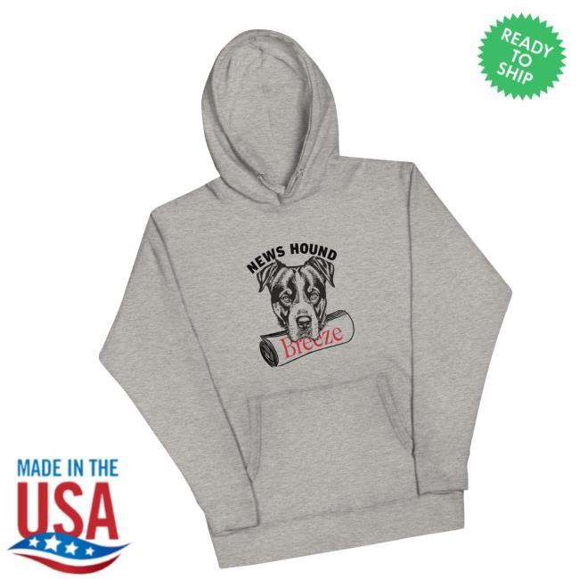 Official Valley Breeze Merch Store News Hound Unisex Shirt