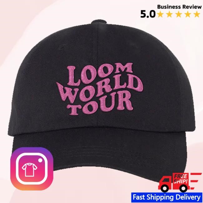Imagine Dragons Music Merch Store Shop Loom Dad Trucker Hat W/ Pink Embroidery