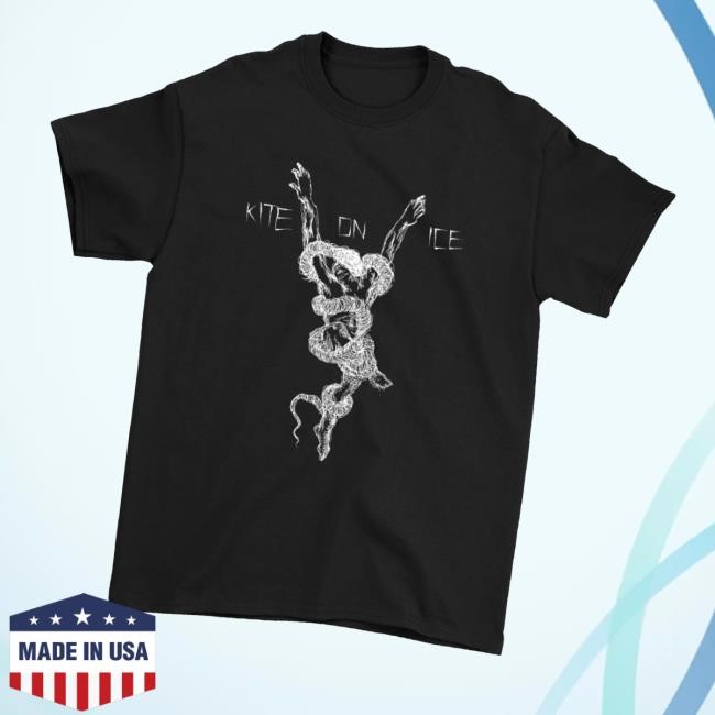 Kite On Ice By Robert Hurula Hooded Sweatshirt