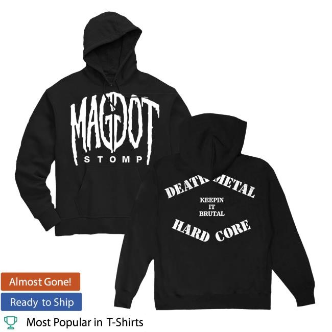 Closed Casket Activities Store Merch Maggot Stomp Keepin It Brutal Logo Shirt