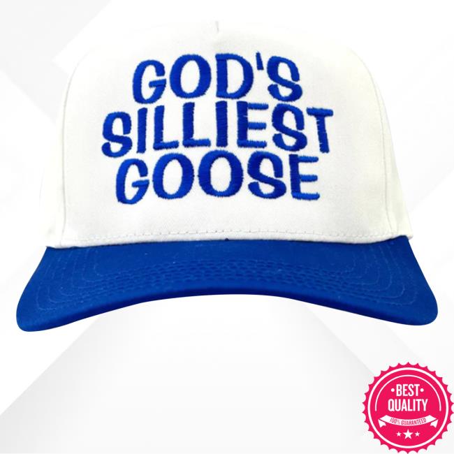 God’s Silliest Goose White/Blue Hat
