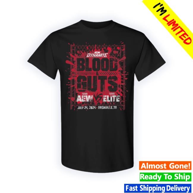 Official Trending Aew Blood & Guts 2024 Event Shirts