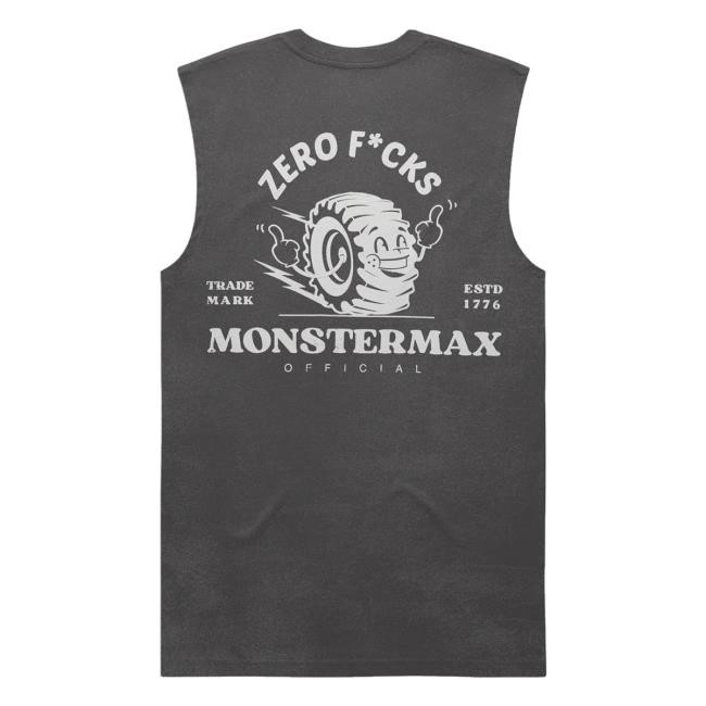 Monstermax Store Zero Fucks Hooded Sweatshirt