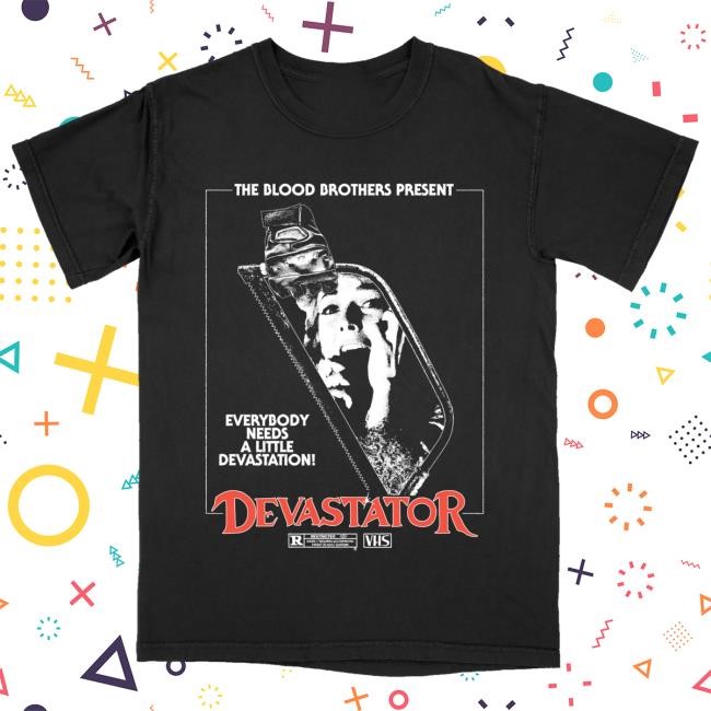 The Blood Brothers Merch Devastator Tee (Black) Tee Shirt