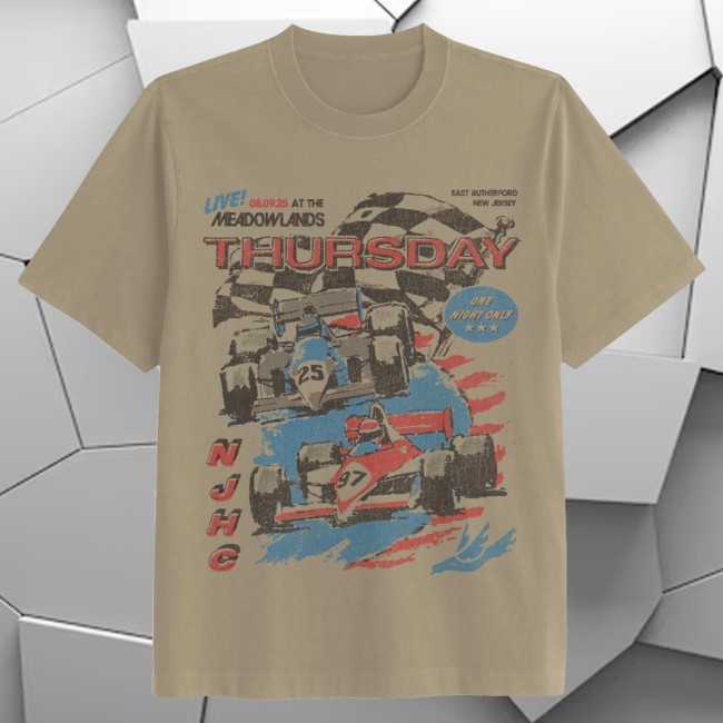 Official Thursday Merch Meadowlands Grand Prix Crewneck Sweatshirt