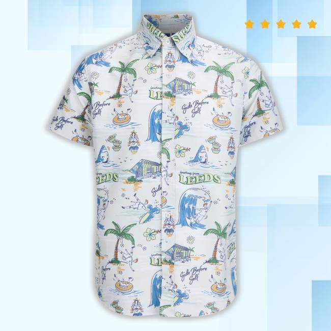 Leedsunited Shop Lufc Mens Tropical Hawaiian T Shirts
