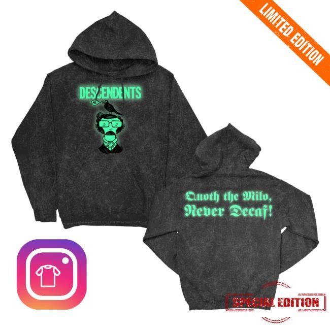 Quoth The Milo Glow In The Dark Pullover Tee