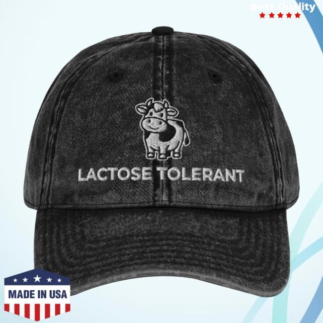 Orbital Clothing Brand Merch Store Lactose Tolerant Vintage Cotton Twill classic cap