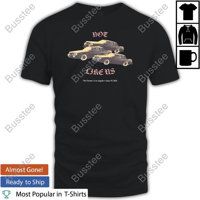 Kendrick Lamar Not Like Us Car The Forum Los Angeles June 19 2024 Tee Shirt
