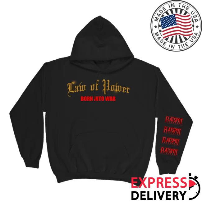 Original Law Of Power - Born Into War Tee Shirt Flatspot Records Shop