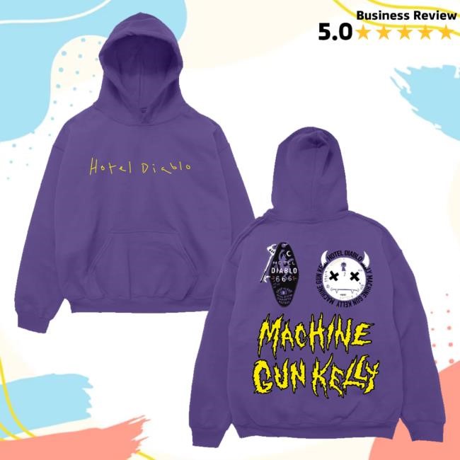 Machine Gun Kelly Merch Store Shop Hotel Diablo Anniversary T-Shirt, Hoodie, Tank Top, Sweater And Long Sleeve T-Shirt